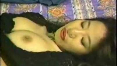 Sexy latina hermaphodite plays with her cock and pussy before sucking off her boyfriend.