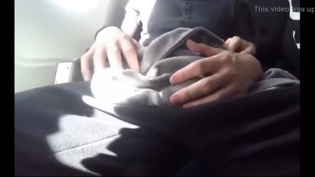 Blowjob in a airplane